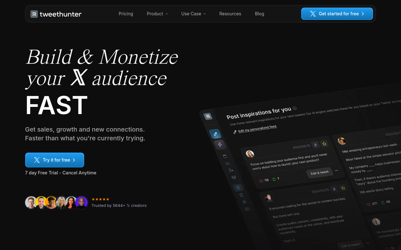 Tweet Hunter (tweethunter.io)