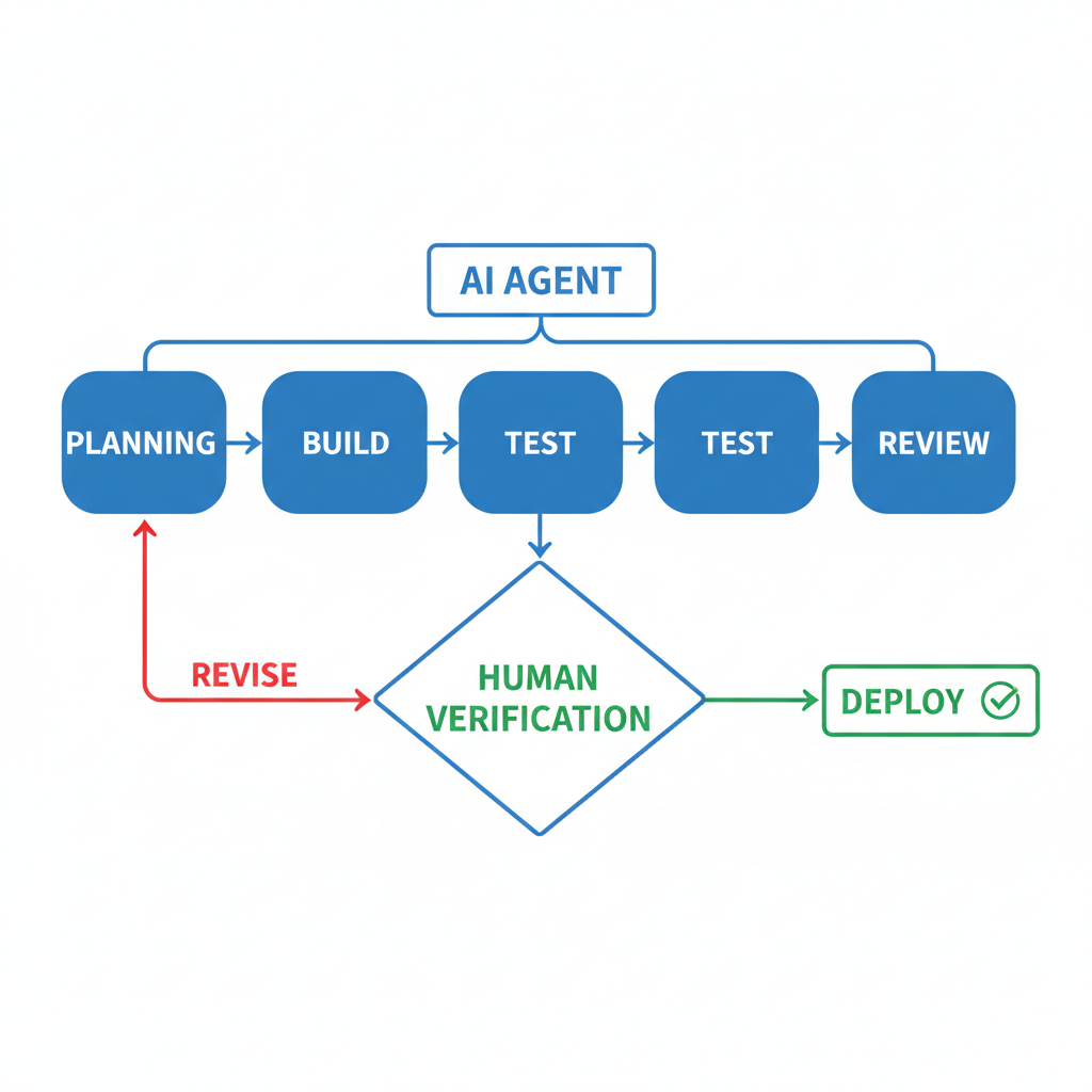Agentic AI first-pass workflow across software development lifecycle