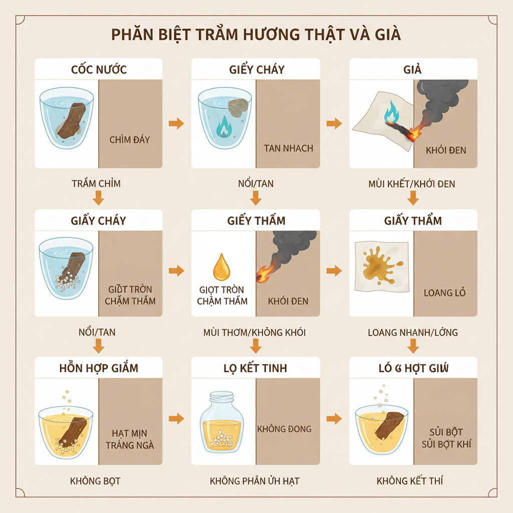 Sơ đồ 5 cách kiểm tra mật ong thật giả tại nhà.