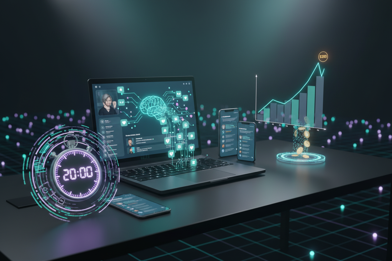 AI Side Projects: Built a $200/Month Passive Earner with AI Social Posting in 20 Mins
