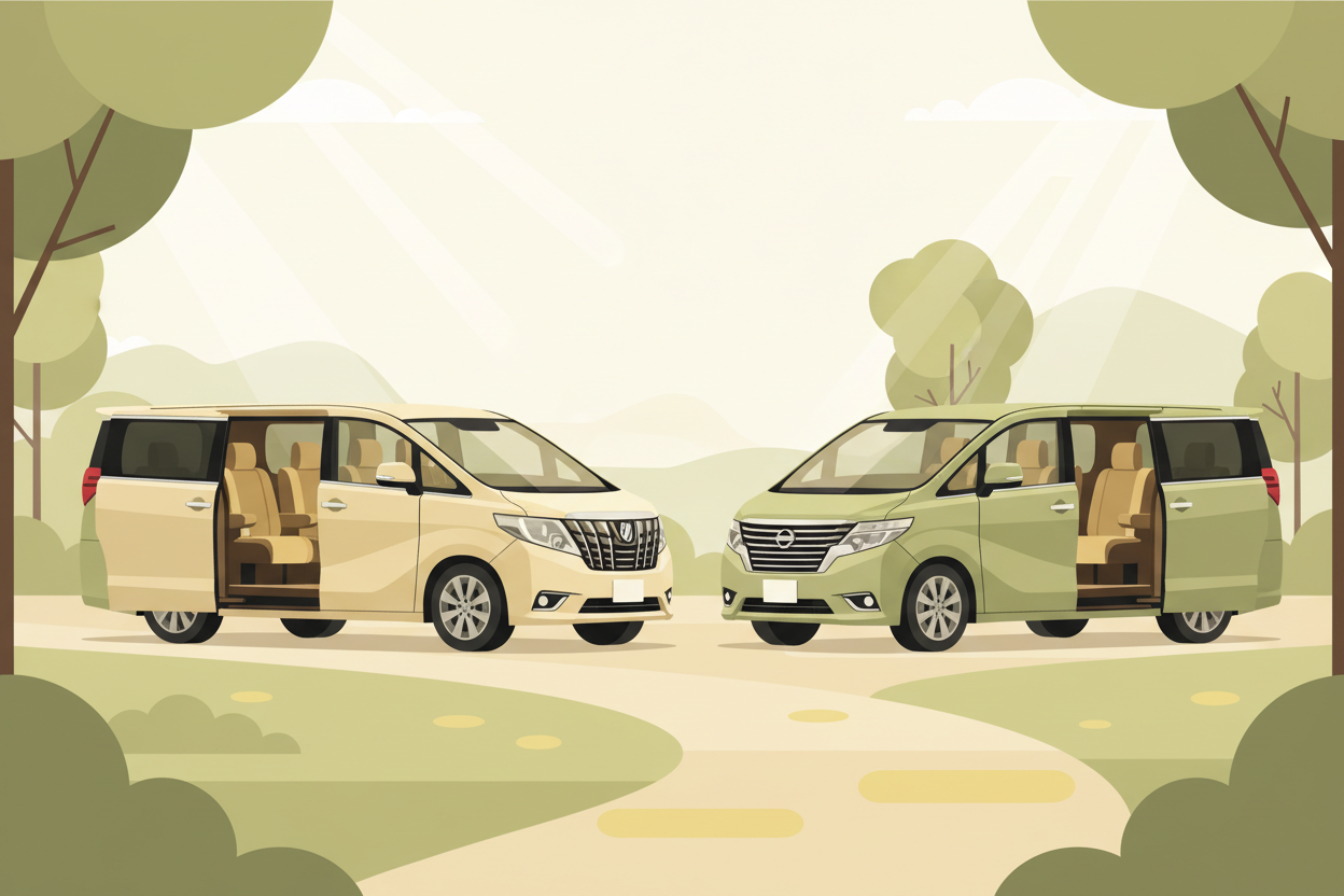 Alphard vs Elgrand: Which Luxury Minivan Offers Better Comfort for Families in 2026