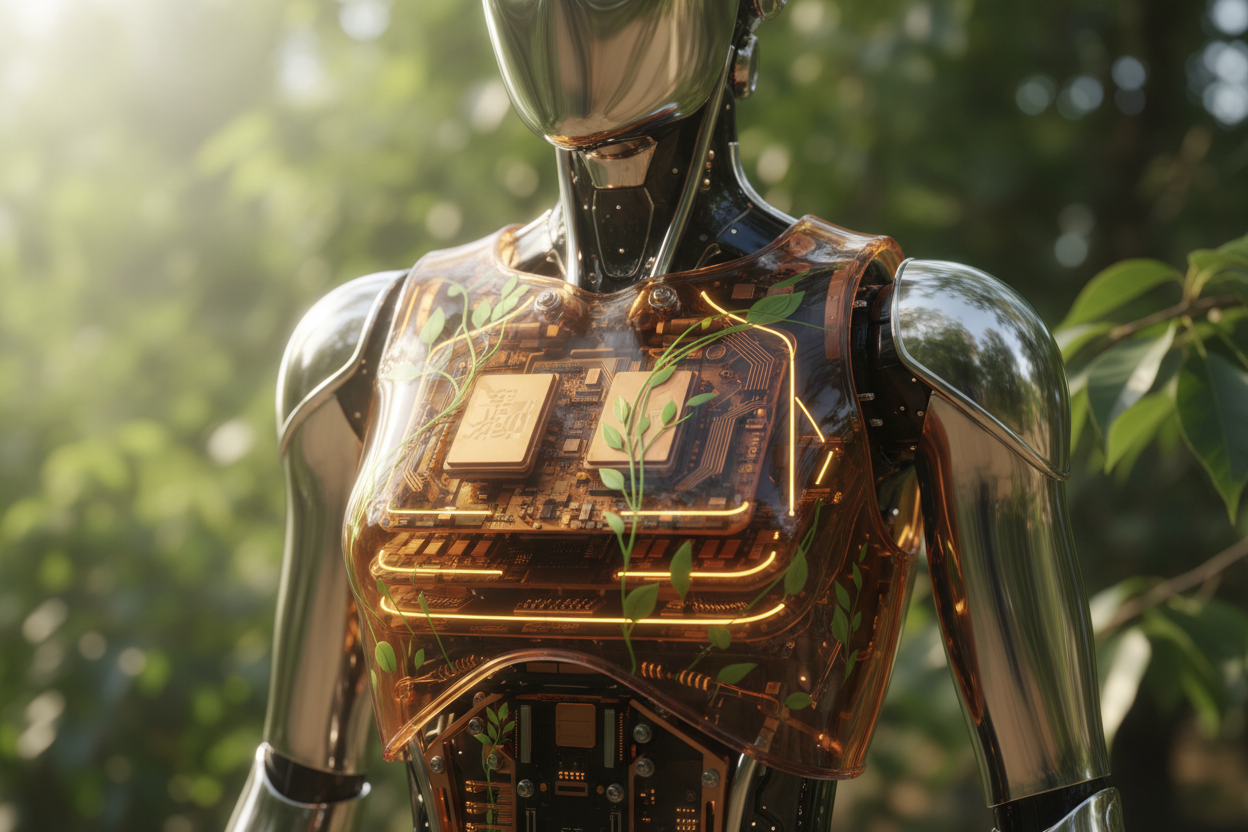 System Design Patterns for Sustainable Computing in Humanoid Robot Software Engineering