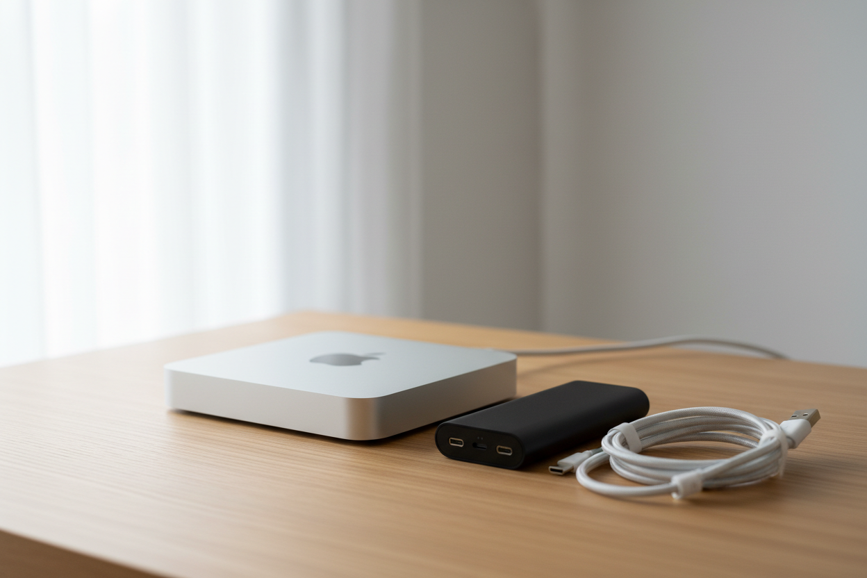 Turning a $599 Mac Mini into a Portable AI Workstation for On-the-Go Automation