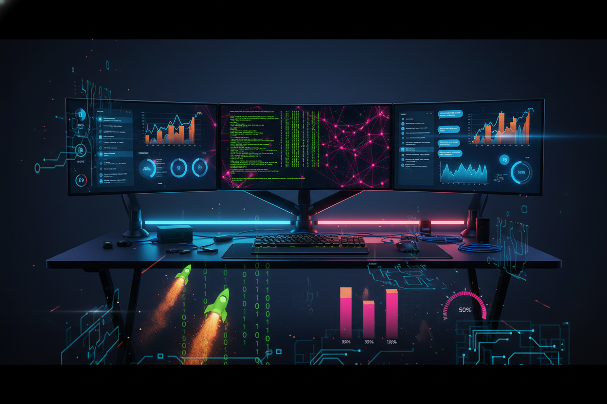 Using AI for Work: Developer Experiments with Claude and Copilot to Double Coding Productivity
